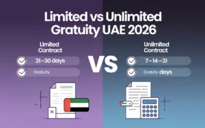 Limited vs Unlimited Contract Gratuity UAE 2026