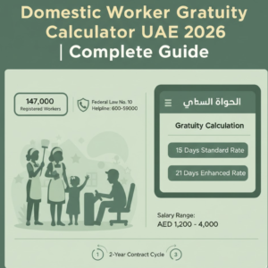 Domestic Worker Gratuity Calculator UAE 2026 | Complete Guide